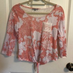 Tie up long sleeve